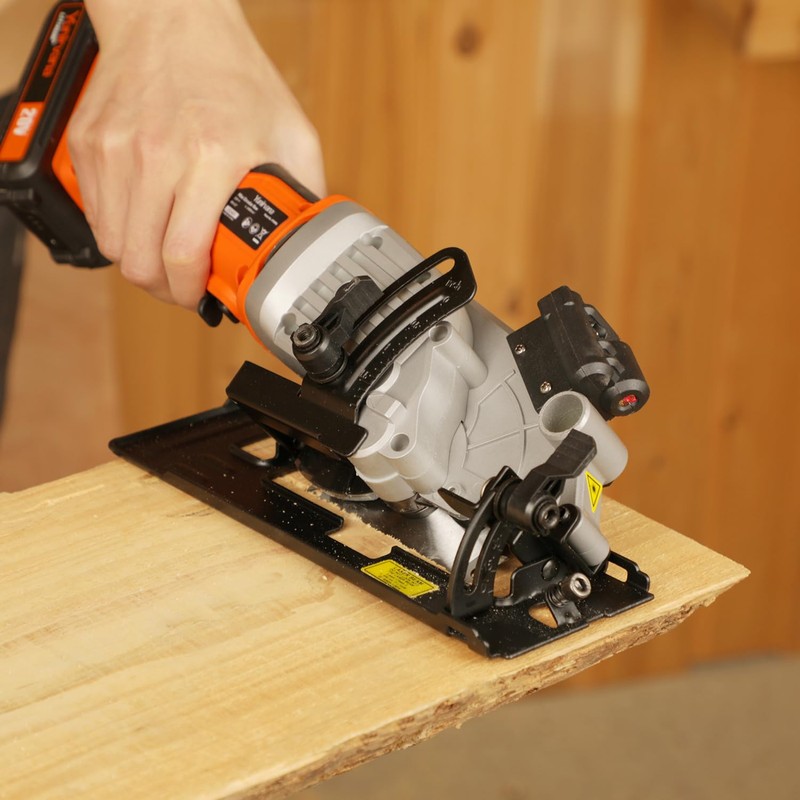 Yunirvana Mini Circular Saw, 20V 3400RPM Professional Cordless Circular Saw,