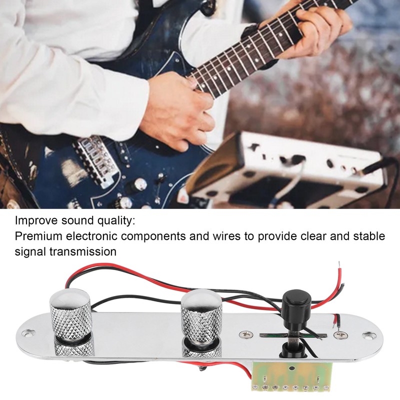 Electric Guitar Harness Plate Pickup Stable Tone Volume Adjustable Guitar