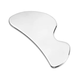 ORFOFE Stainless Steel Massaging Scraping Plate for Physical Therapy Treatment Tool for Circulation Relieves Aches and Muscle Tension Suitable for Daily Use