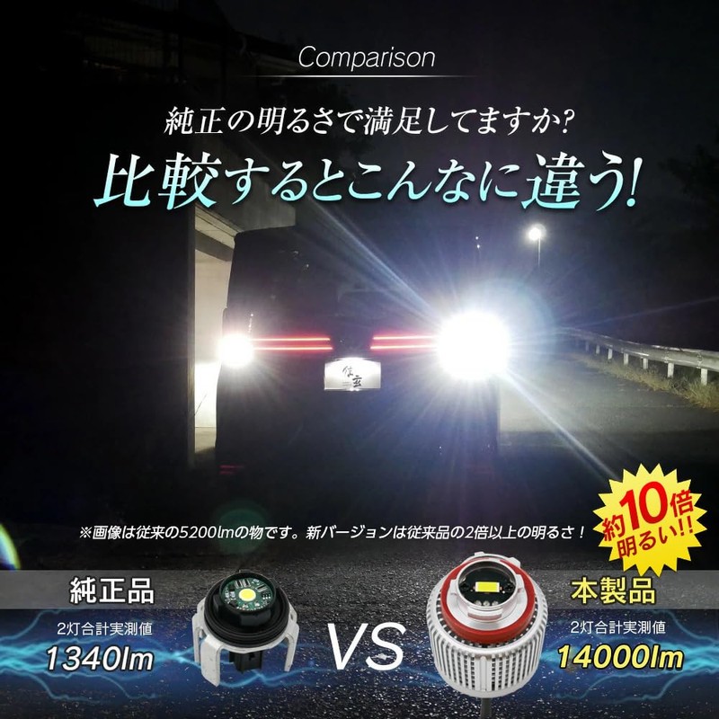 Yaris MXPH# MXPA KSP210 Special Shape LED Back Lamp, Explosive