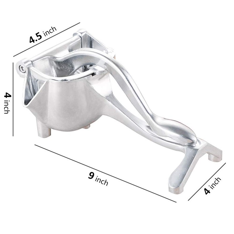 Manual Fruit Press Juicer, Heavy Duty Single Press Lemon Squeezer
