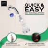 Original StoneStream Filtered Wall Showerhead for Hard Water with Soft
