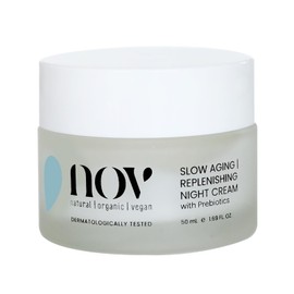 NOV Slow Aging Replenishing Night Cream - Face Moisturizer with Rose Hip Oil - Moisturizer Face Cream to Reduce Fine Lines and Aging Spots - 1.69 oz