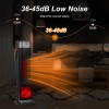 Portable 1500W Smart Home Heater Adjustable Thermostat Tower with 90