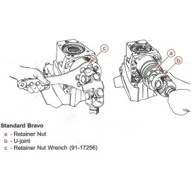 A.A Black Wrench Spanner Nut Tool For Driveshaft Bearing Retainer Mc1 R Mr Alpha