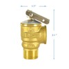 HYDRO MASTER Válvula de alivio de seguridad con rosca de