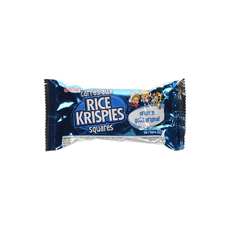 Kellogg's Rice Krispies Squares Bars, 22 g (0.77 oz), 54-pack