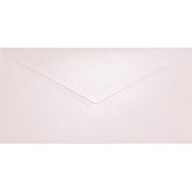 Netuno 25 Envelopes Pearlescent Light Pink DIN Long 110 x 220 mm 120 g Aster Metallic Candy Pink Pearlescent Gloss Envelopes DL Beautiful Long Envelopes for Wedding Invitations Thank You Cards