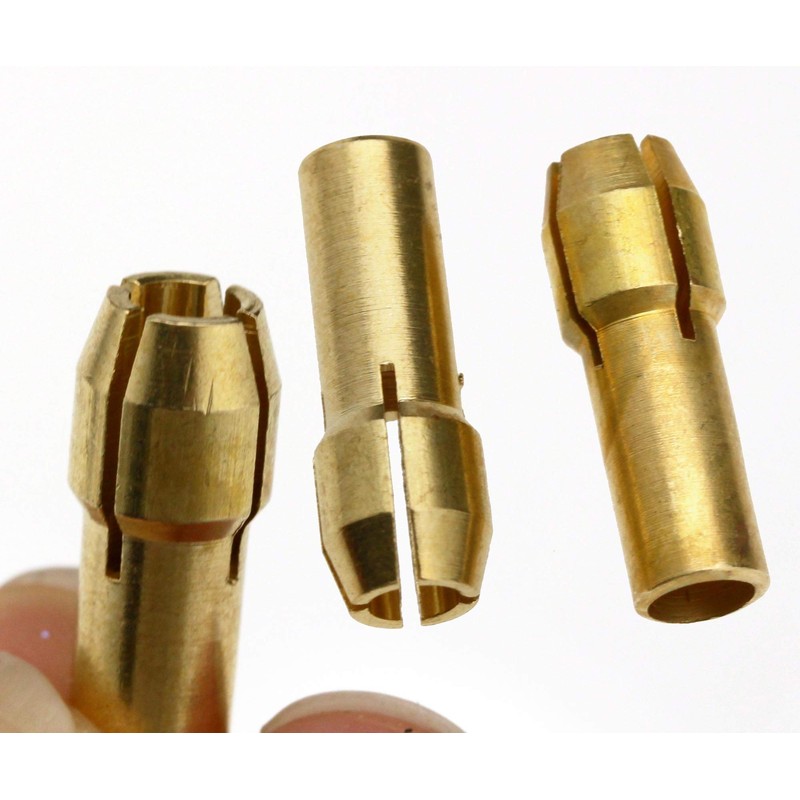 Be In Your Mind 10pcs 0.5-3.2mm Brass Drill Chuck 5mm