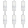 6pcs G4 LED Bulb 12V 360° Luminescence 360° Heat Dissipation