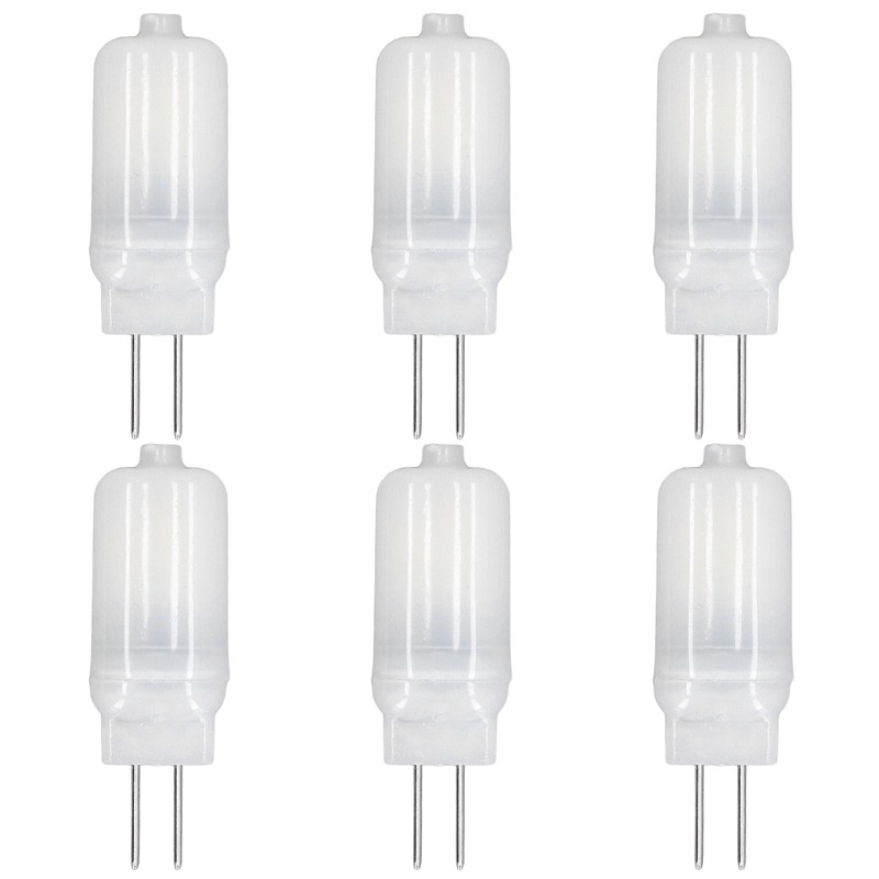 6pcs G4 LED Bulb 12V 360° Luminescence 360° Heat Dissipation