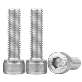 TOP-VIGOR 50Pcs M6-1.0 x 20mm Hex Socket Head Cap Screws, Allen Socket Drive DIN912, 304 Stainless Steel Replacement Machine Fastener Screws for Bicycle Motorcycle Machine Repairment
