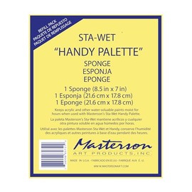 Masterson Sta-Wet Handy Palette Sponge Refill 1 Pack