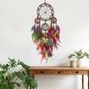 Donko Colorful Large Dream Catcher with Wooden Bead