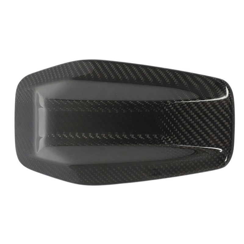 Roof Antenna Cover Glossy Carbon Fiber Protective Decorative Antenna Cover