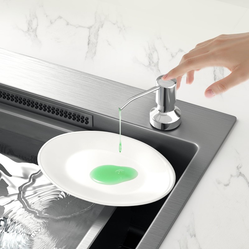 Soap Dispenser for Kitchen Sink, Kitchen Sink Soap Dispenser with