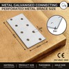 OMIDEAS 10 x Flat Joining Plates (80 x 40 x