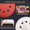UQIPLB 100 PCS 5 Inch Sanding Discs 600 Grit Hook