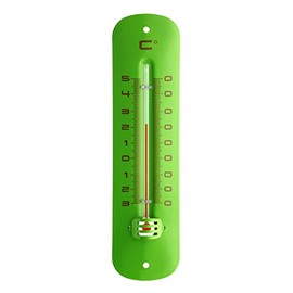 TFA Dostmann 12.2051.04 Analogue Indoor/Outdoor Thermometer Weatherproof Metal Green