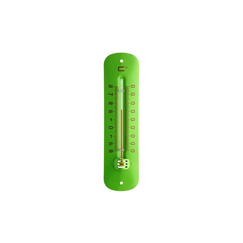 TFA Dostmann 12.2051.04 Analogue Indoor/Outdoor Thermometer Weatherproof Metal Green