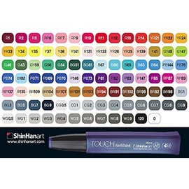 ShinHan Touch Twin Marker Refill Ink B182 Frost Blue