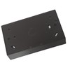 Black Electrical Surface Patress Box (2 Gang)