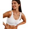 Seamless Bras for Women Full Coverage Wireless Bralette Widen Straps