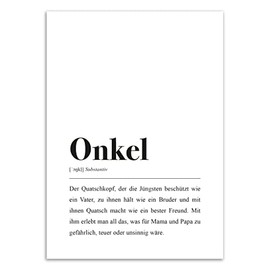 Onkel Definition: DIN A4 Bild
