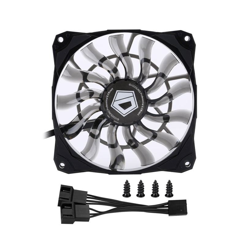 For ID-COOLING No 12015 12cm Thin Fan Height 12cm PWM