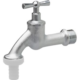 Connex FLOR92590 Discharge Valve Brass 1/2-Inch Matte-Chromed