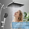RNDIOZD Rain Shower Head with Handheld, 11.8 Inch High Pressure