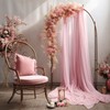 Wedding Arch Draping Fabric, 2 Panels 30" x 20Ft Dusty