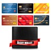 Fake Travel Decoy Wallet with 6 Realistic Fake Credit Cards