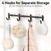 YASONIC Shower Caddy Adhesive, 100% Rustproof Shower Organizer with Soap