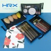 HRX Package Small Mesh Cosmetic Bags with Zipper, 6pcs Black