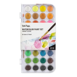 Brea Reese: Essential Watercolor Paint Set: Vibrant - 36 Colors & 1 Brush - Non-Toxic, Professional Quality, Beginner-Friendly, Art Supplies