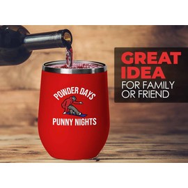 Snowboarding Red Edition Wine Tumbler 12oz - Powder days - Ski Snowboard Goggles Snowboarder Skiing Snowboarding Gift Skiers Hiking Mountain