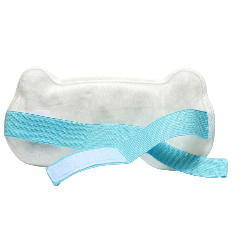 Cooling Gel Eye Mask with Plush Lined Back - Hot
