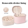 Makeup Bag, Travel Cosmetic Bag with Removable Divider, Portable Make