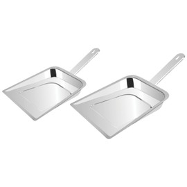 Garden Of Arts Bandeja de polvo de acero inoxidable, recogedor de polvo, Supadi, colector de polvo para el hogar y la cocina