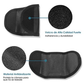 Nasjac Correa de Hombro para Cámara, Videograbadoras Soporte Mochila Accesorio con Hombrera Ajustable y Base Giratoria de 360, Compatible con GoPro Hero 11/10/9/8/7/6/5/4/3/2/1, Tiro al Aire Libre