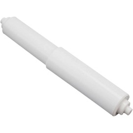 White Toilet Paper Holder, Toilet Paper Holder Roller Spindle Replacement Rod Plastic, Roller Replacement Plastic Spring Loaded, Bathroom Hardware, Toilet Paper Spring Rod