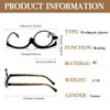 DWFEYOI Makeup Glasses, Rotating Single Lenses Makeup Glasses, Rotating Makeup