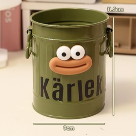 88flix Cute Korean Fluffy Pen Holder, Storage, Storage Box, Desk Supplies, Stationery, Cute (Green)