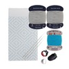 Daruma Hitomezashi Sashiko Kit – Kit de aguja e hilo