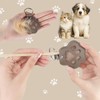 4 Pcs Dog Fur Storage Keychain, Dog Hair Collector Keychain
