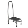 Drive Medical 13062-1SV Bariatric Heavy Duty Step Stool with Handrail,