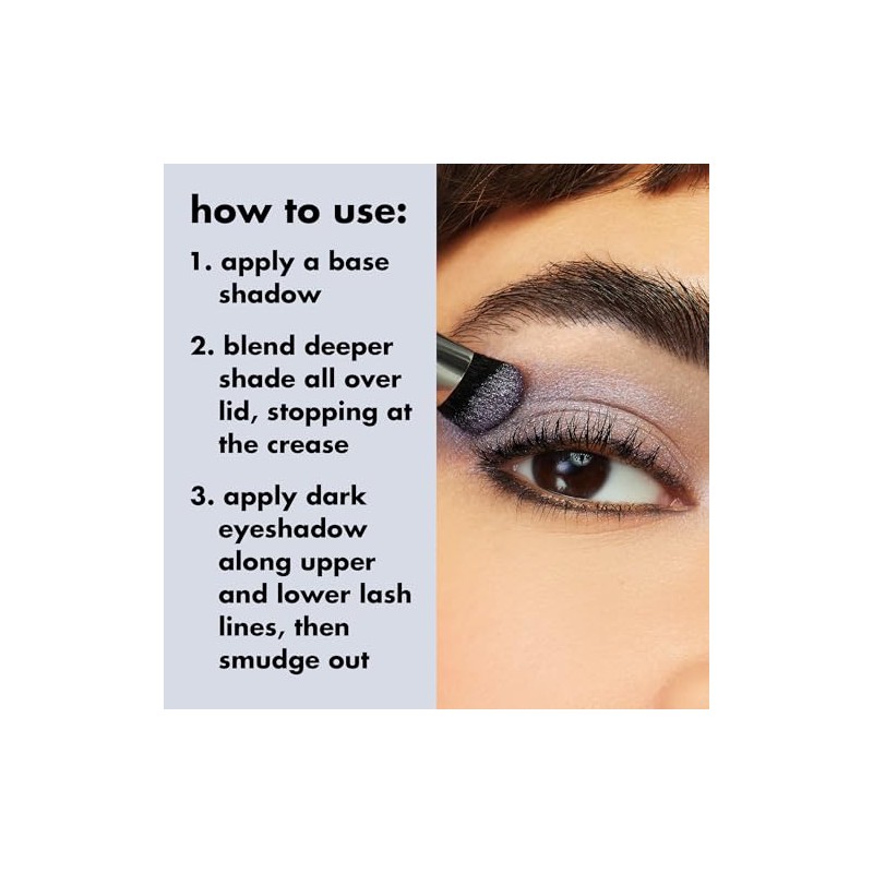 e.l.f. Cosmetics Kit 5 Brochas Smoky Eye Pelo Sintético