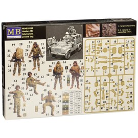 Master Box Models "We are Lucky! Modern UK Infantrymen, Present Day - 5 Figure Set Model Kit (1/35 Scale)