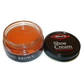 Kelly's Light Brown Shoe Polish 1.5 oz - Professional Leather Shoe Cream
